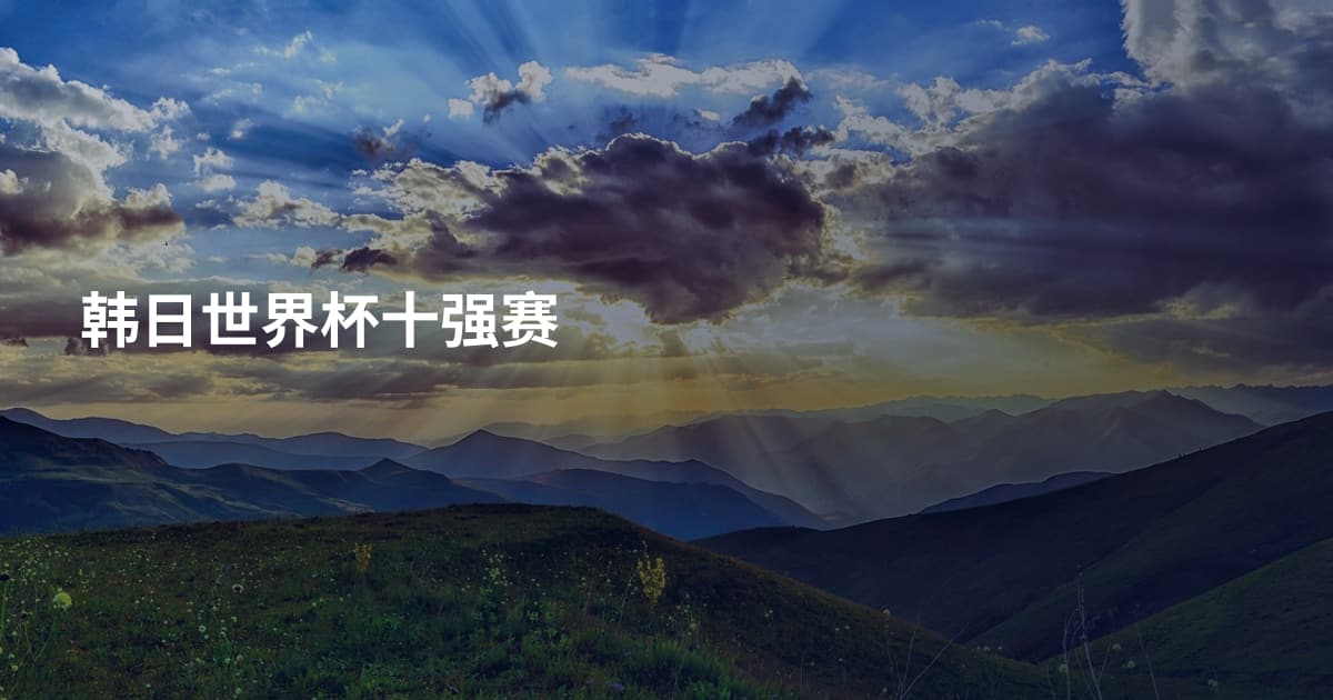韩日世界杯十强赛