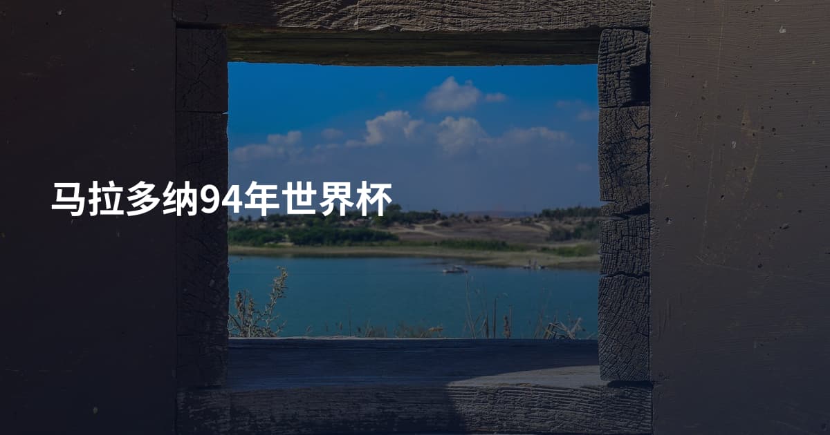 马拉多纳94年世界杯