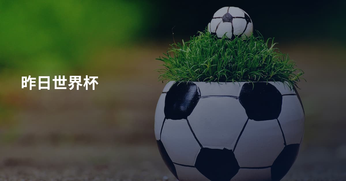 昨日世界杯