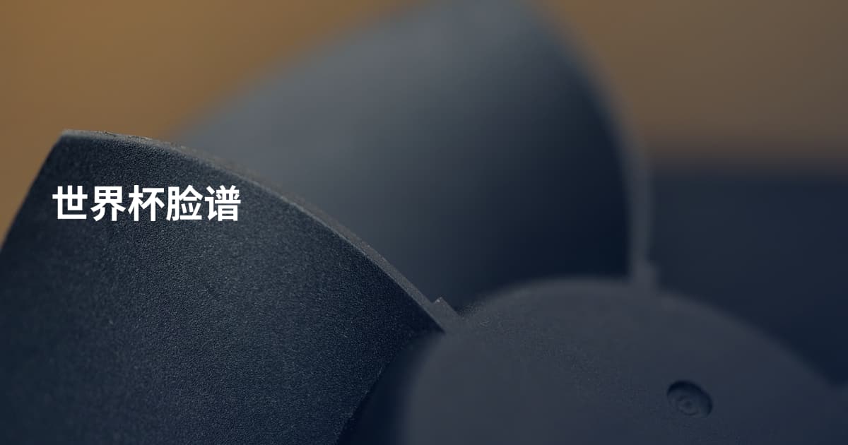 世界杯脸谱