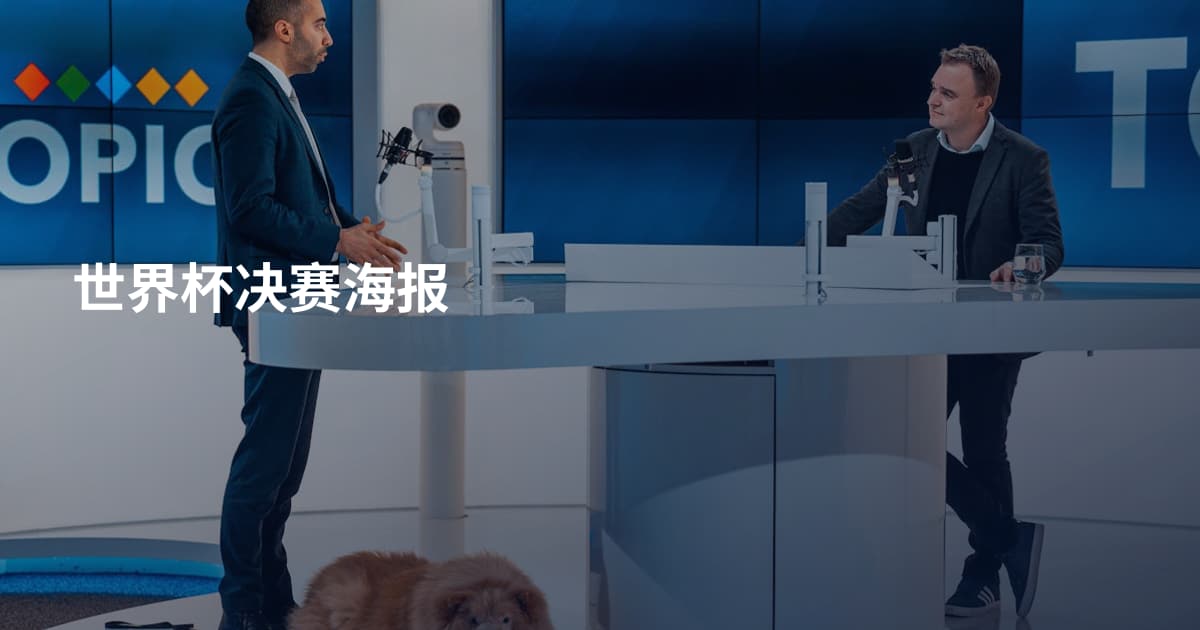 世界杯决赛海报