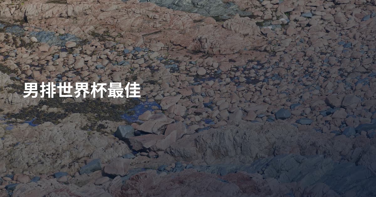 男排世界杯最佳