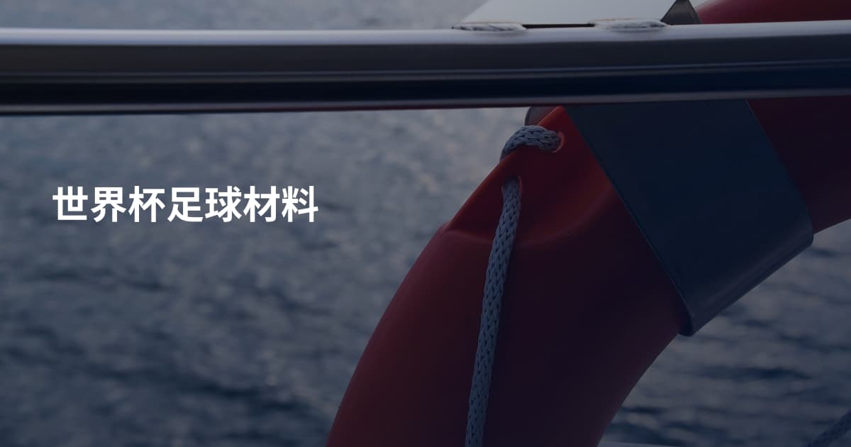 世界杯足球材料