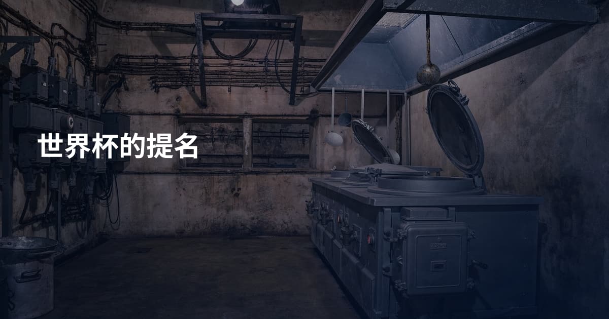 世界杯的提名