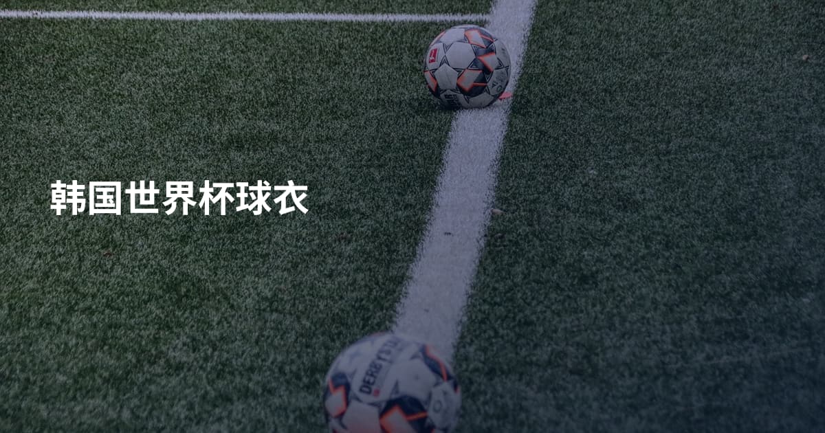 韩国世界杯球衣