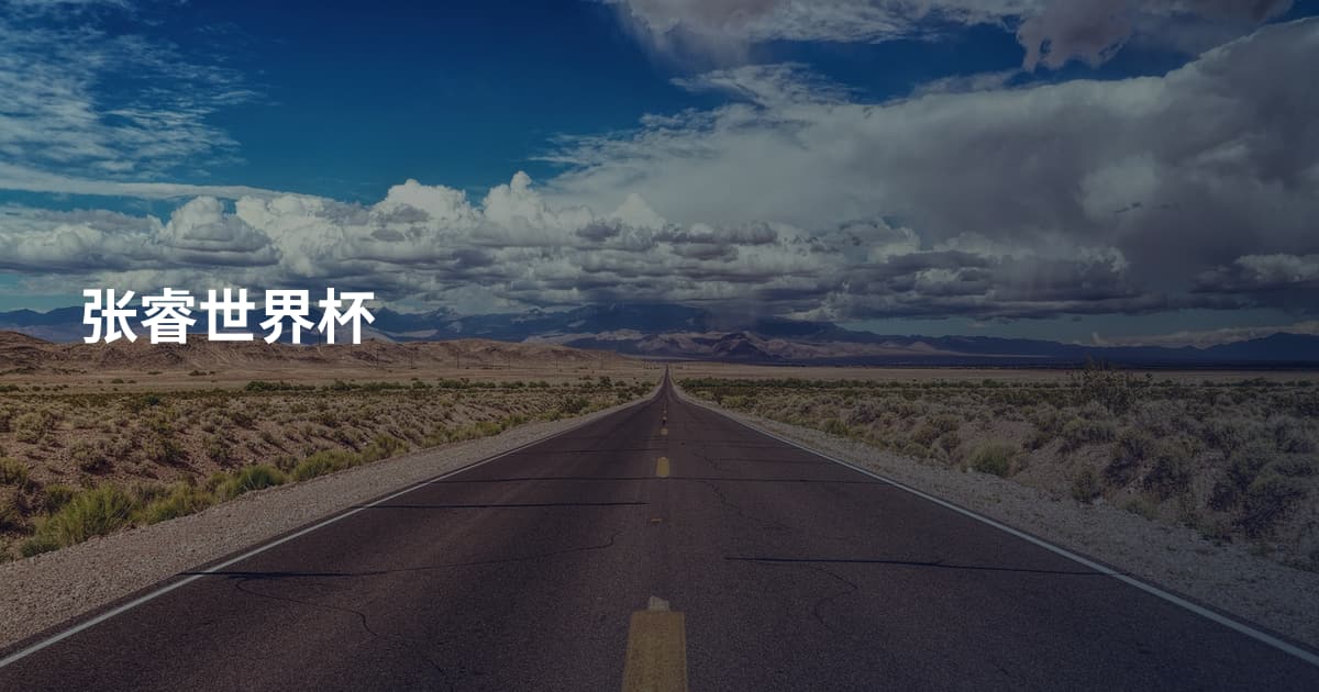 张睿世界杯