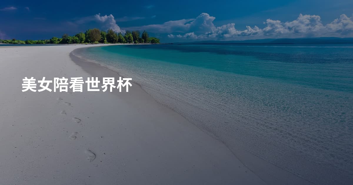 美女陪看世界杯