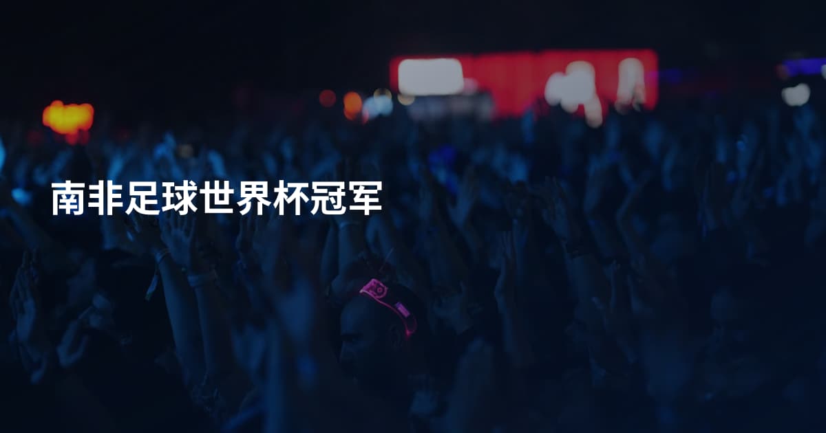 南非足球世界杯冠军