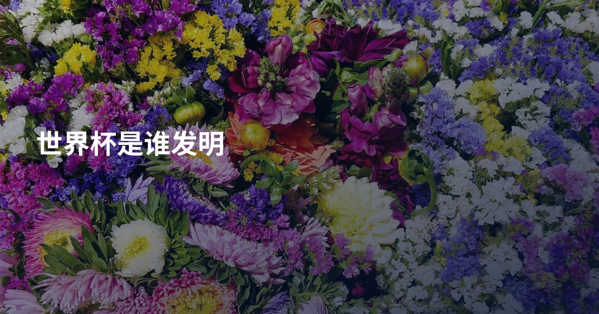 世界杯是谁发明