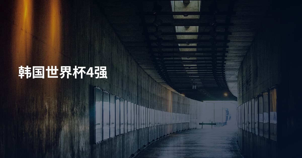 韩国世界杯4强