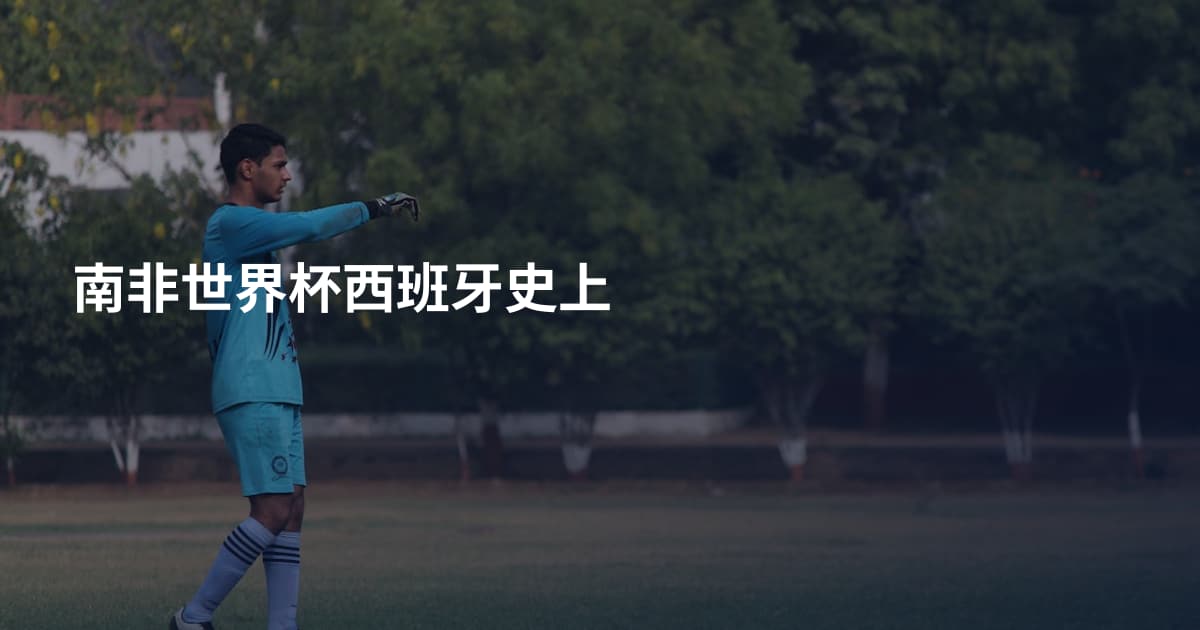 南非世界杯西班牙史上