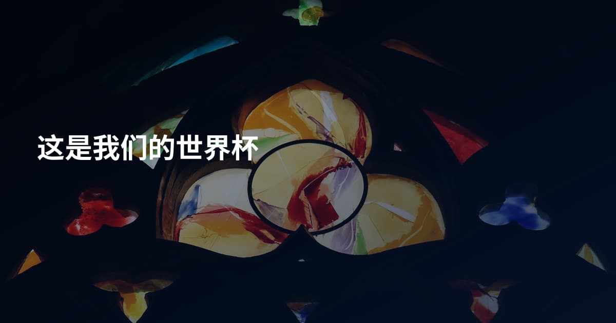 这是我们的世界杯