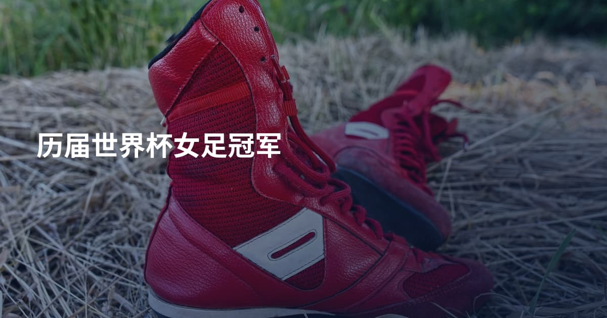 历届世界杯女足冠军