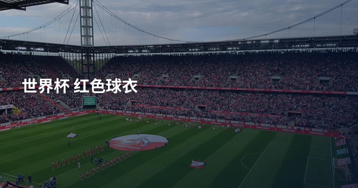 世界杯 红色球衣