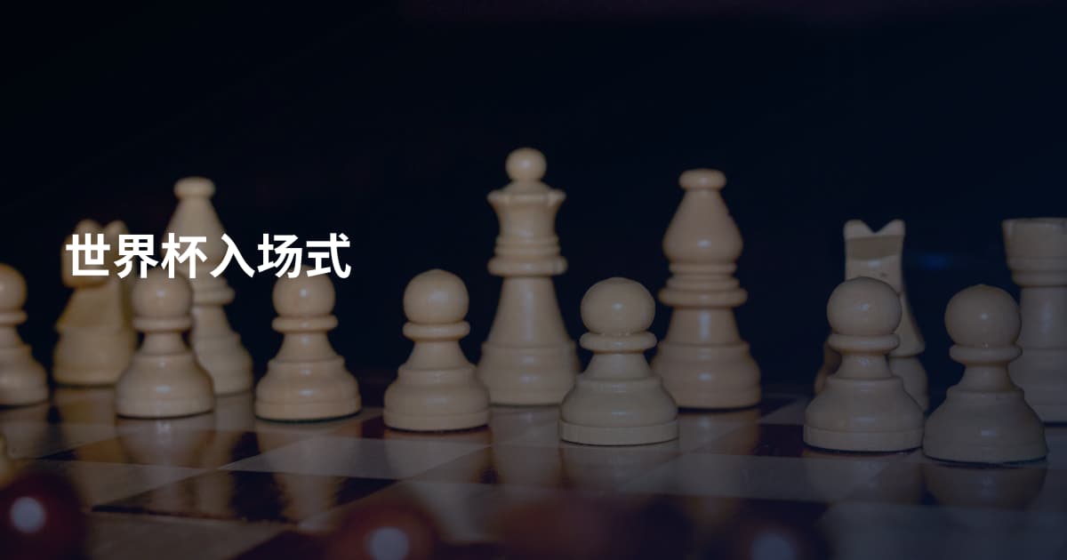 世界杯入场式