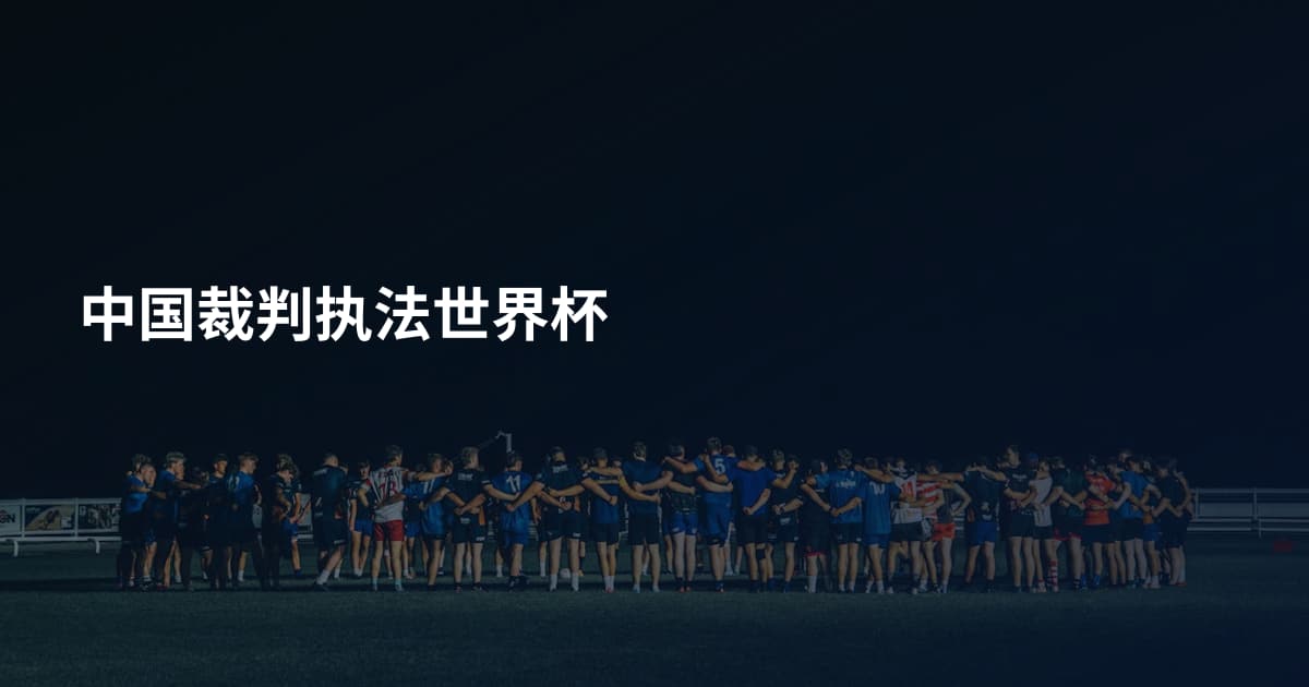 中国裁判执法世界杯