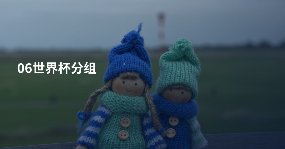 06世界杯分组