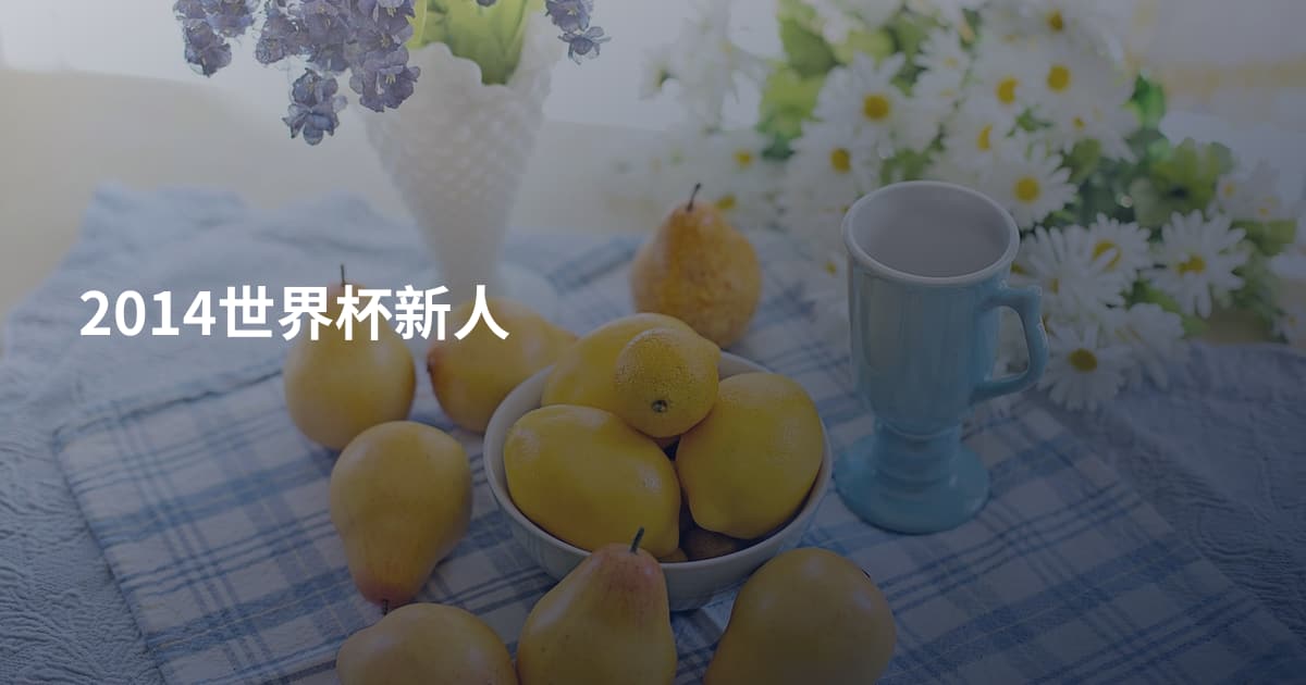 2014世界杯新人