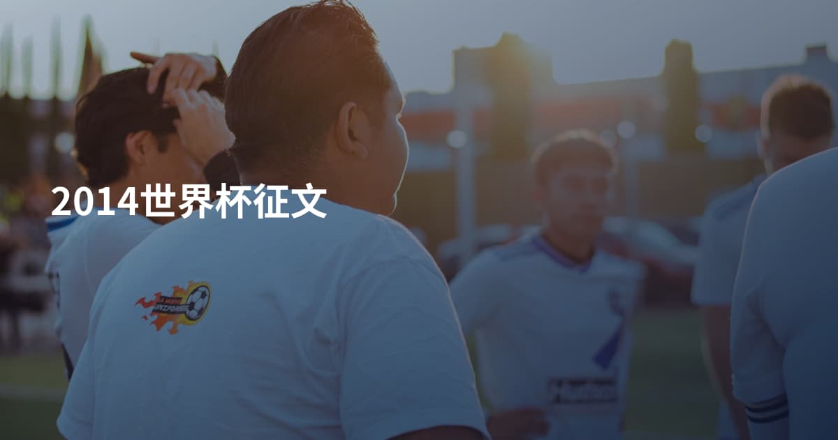 2014世界杯征文