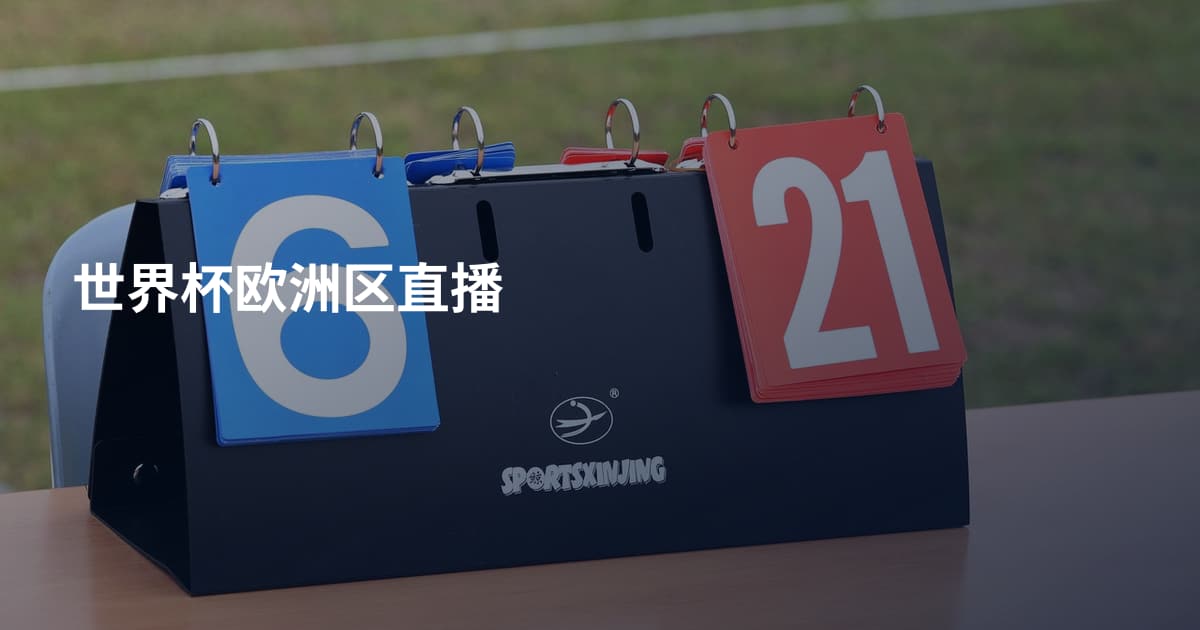 世界杯欧洲区直播