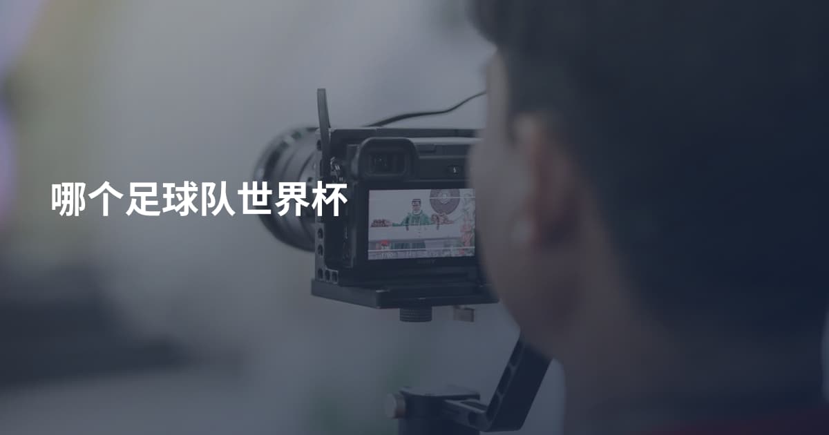 哪个足球队世界杯