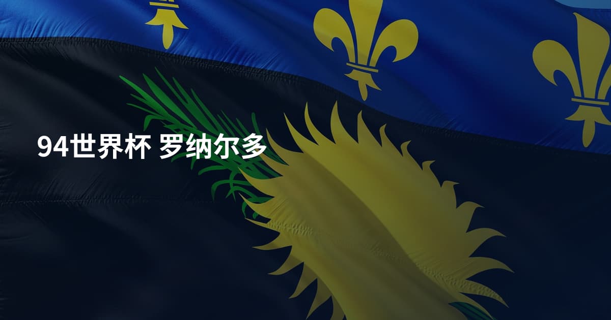 94世界杯 罗纳尔多