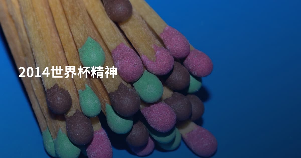 2014世界杯精神
