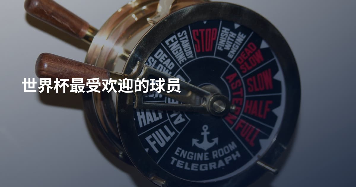 世界杯最受欢迎的球员