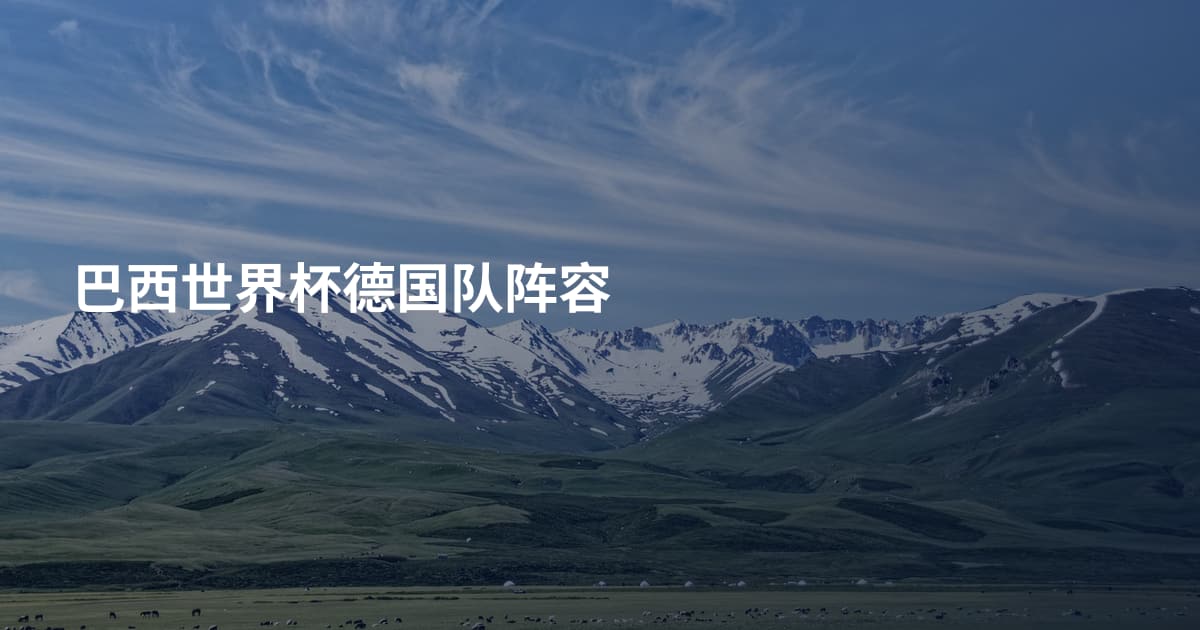 巴西世界杯德国队阵容