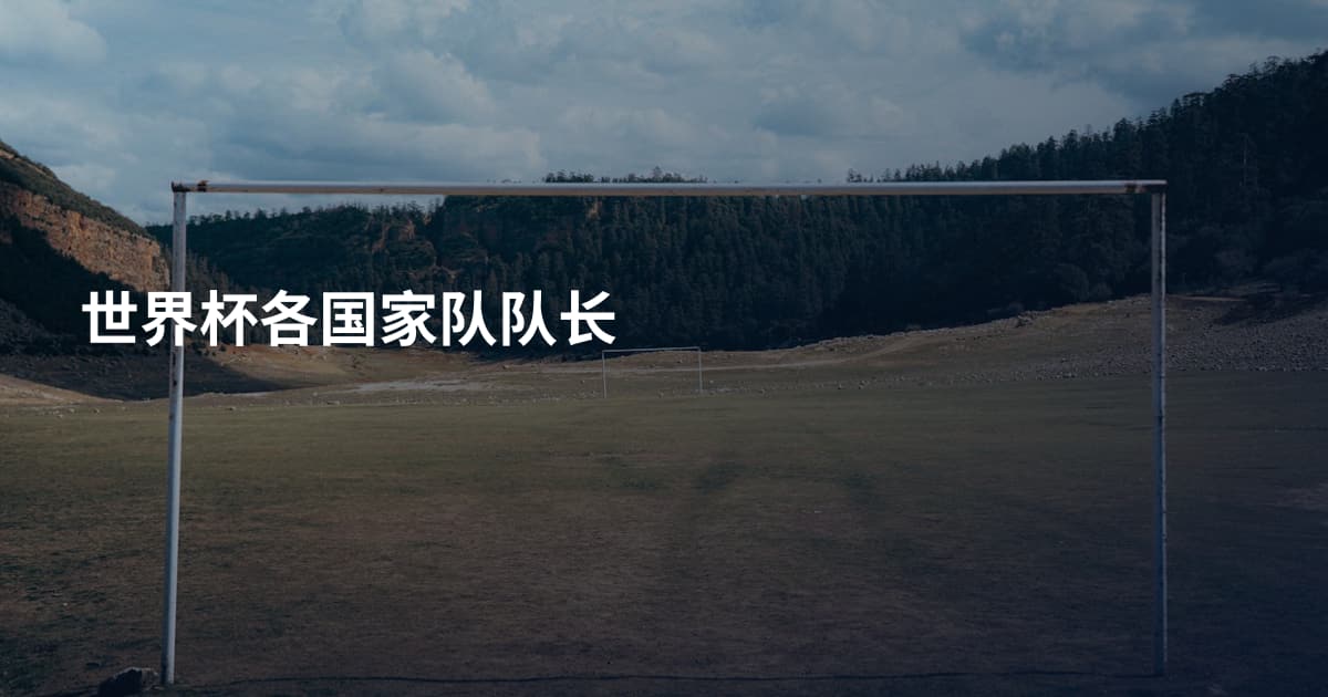 世界杯各国家队队长