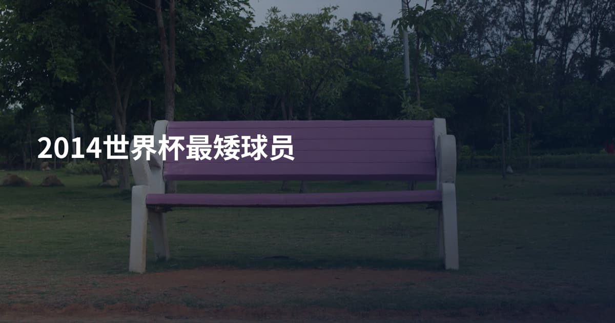 2014世界杯最矮球员
