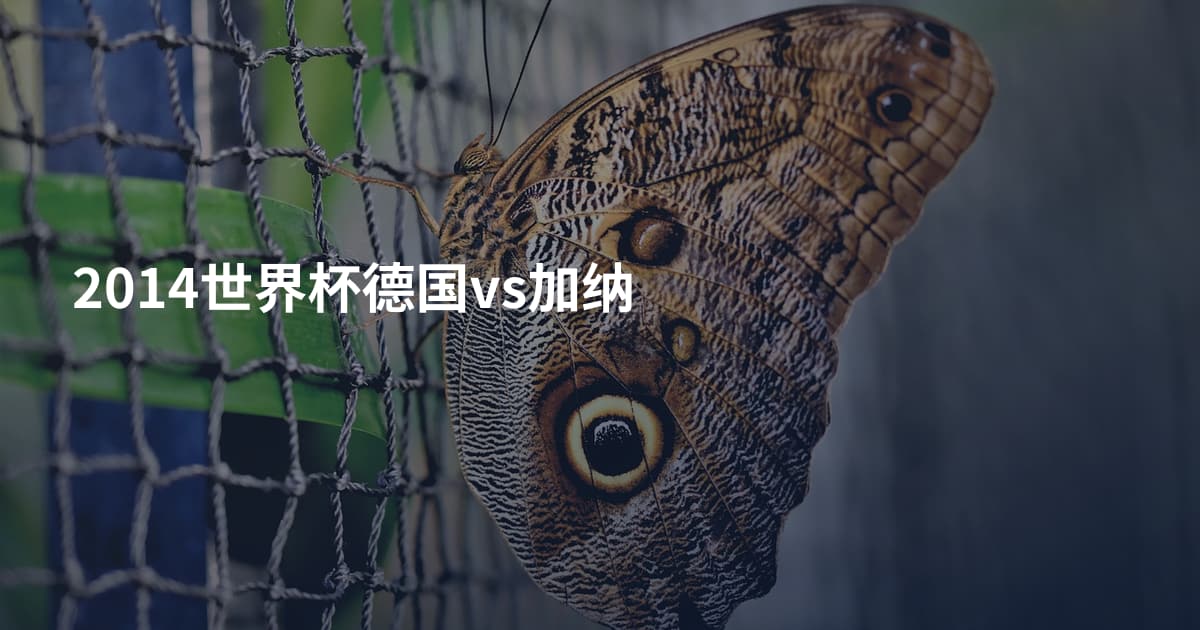 2014世界杯德国vs加纳