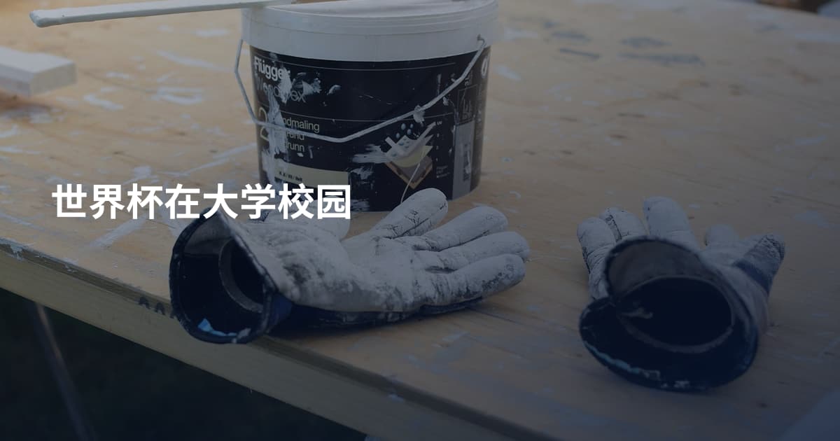 世界杯在大学校园