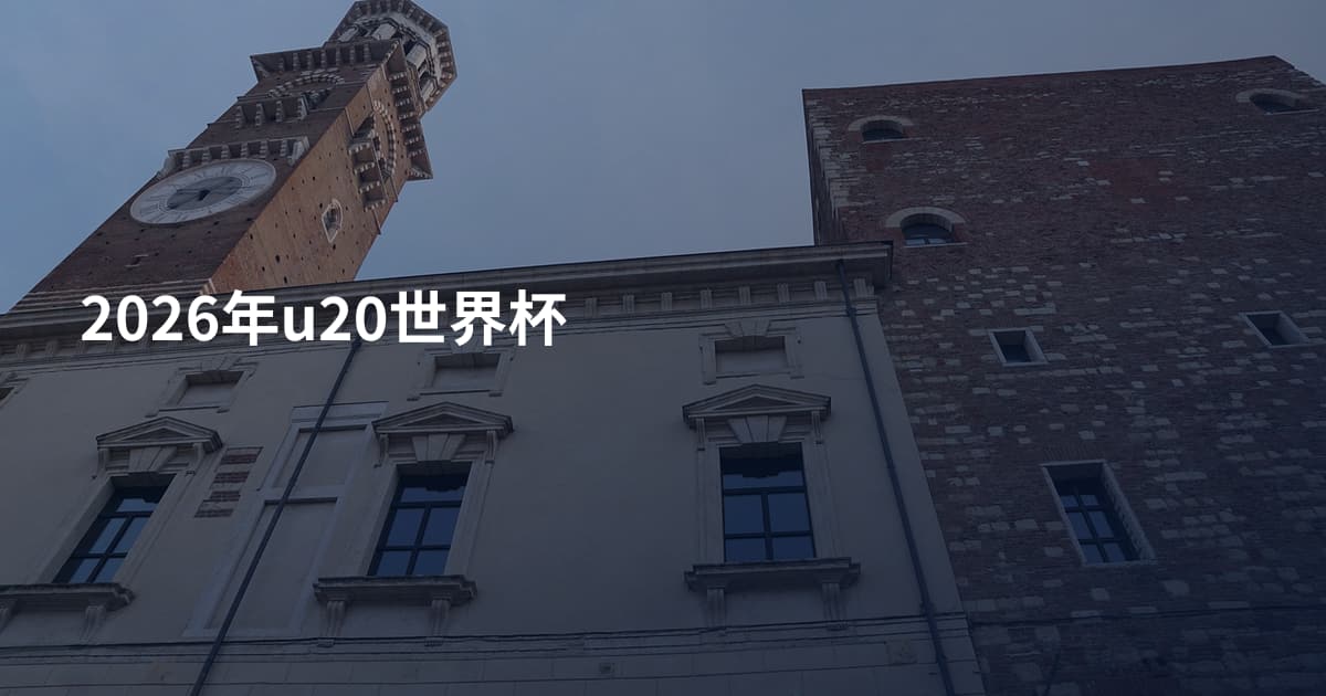 2026年u20世界杯