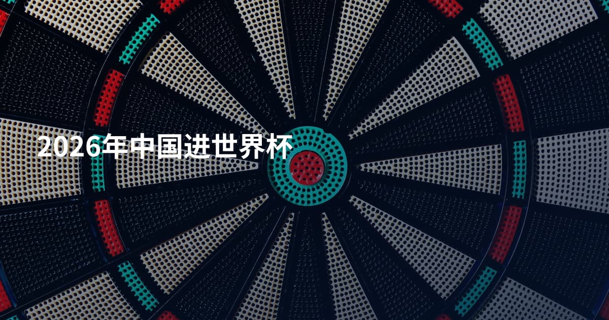 2026年中国进世界杯