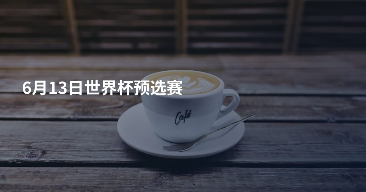 6月13日世界杯预选赛