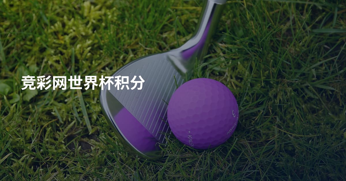 竞彩网世界杯积分