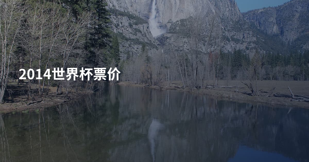 2014世界杯票价