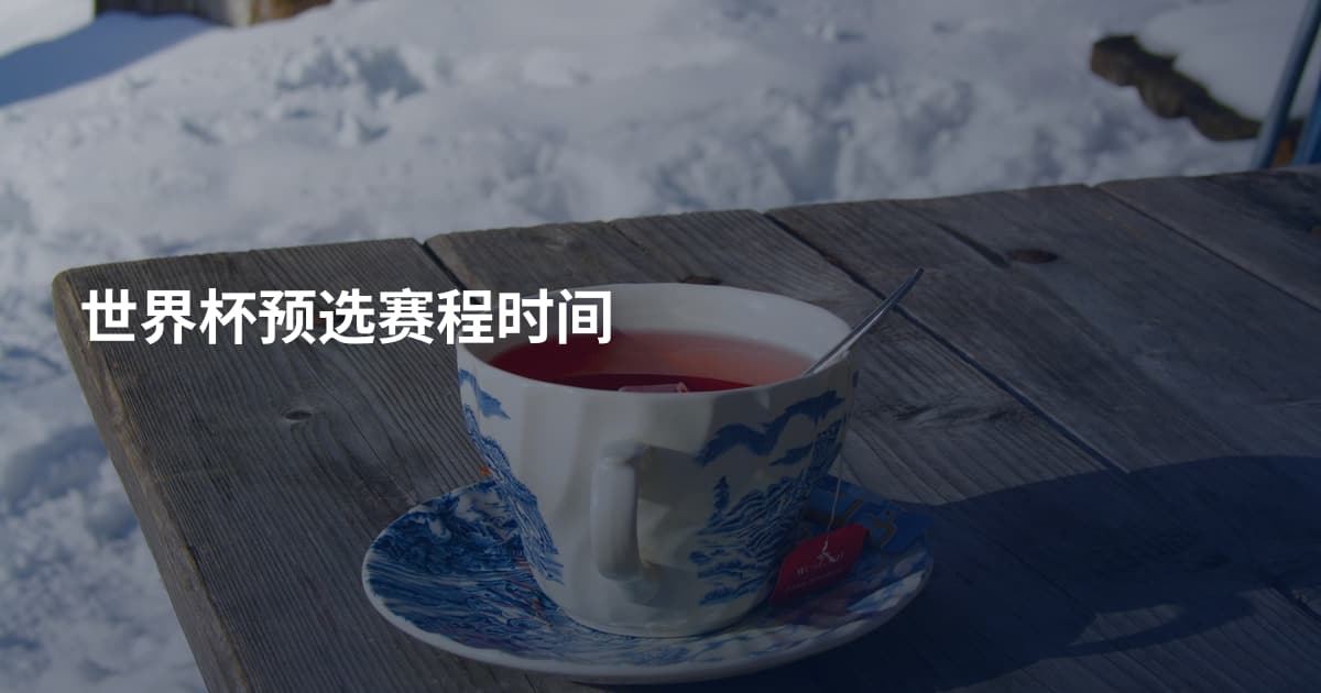 世界杯预选赛程时间