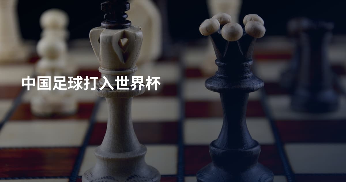 中国足球打入世界杯