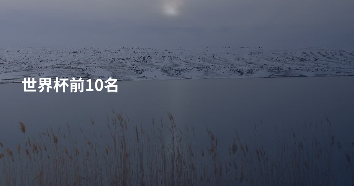 世界杯前10名