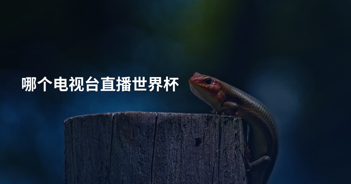 哪个电视台直播世界杯