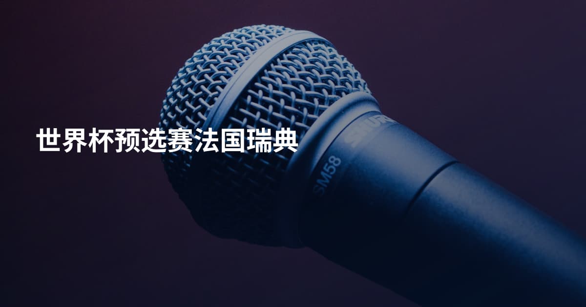 世界杯预选赛法国瑞典