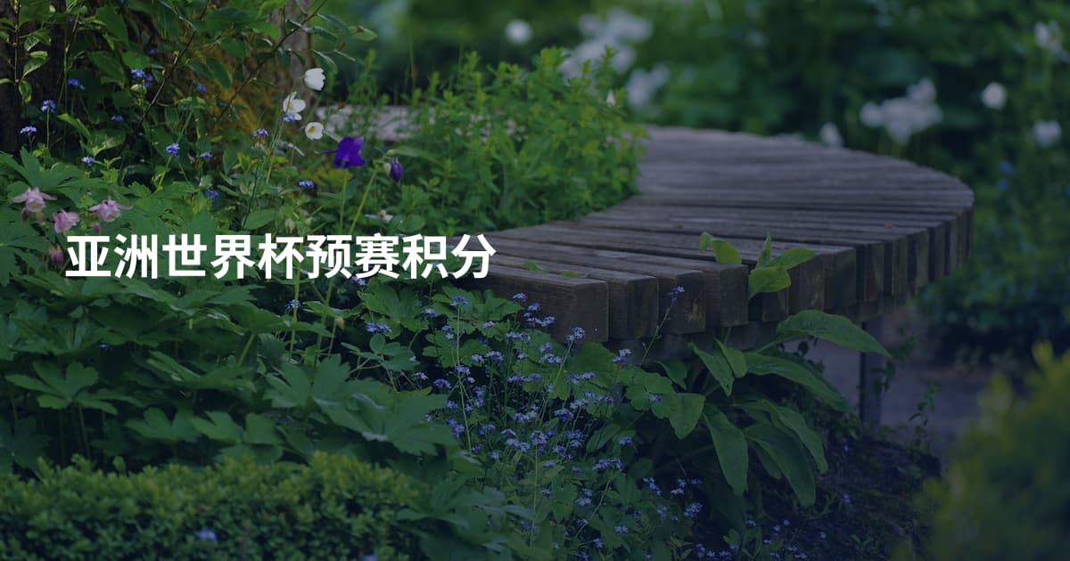 亚洲世界杯预赛积分