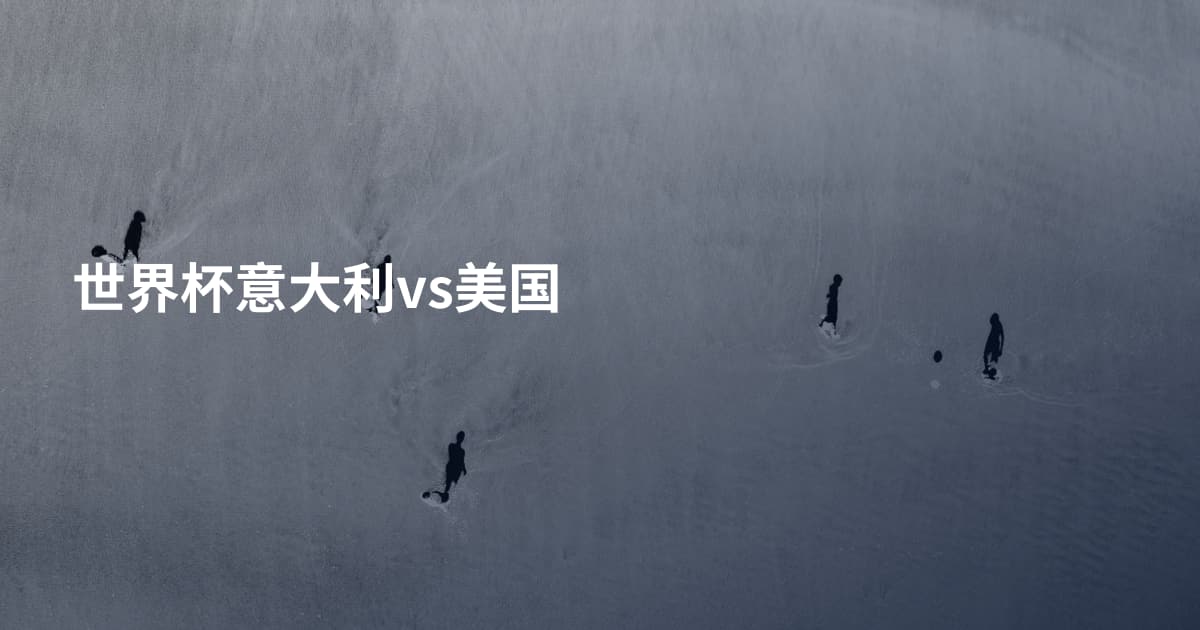 世界杯意大利vs美国