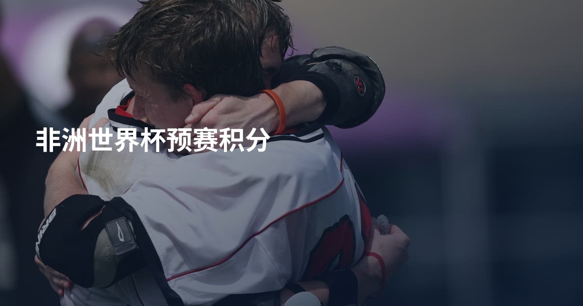 非洲世界杯预赛积分