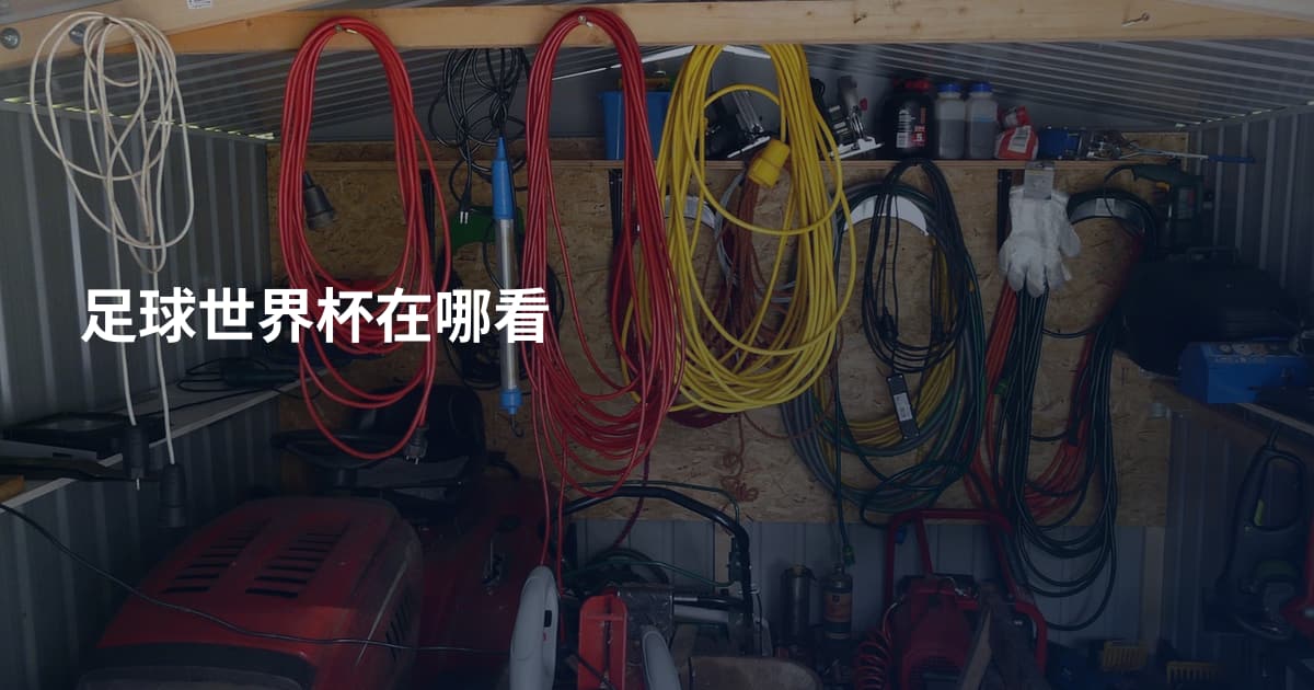足球世界杯在哪看