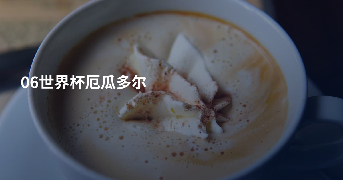 06世界杯厄瓜多尔