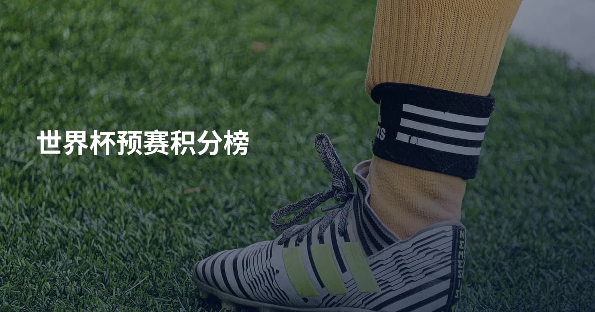 世界杯预赛积分榜