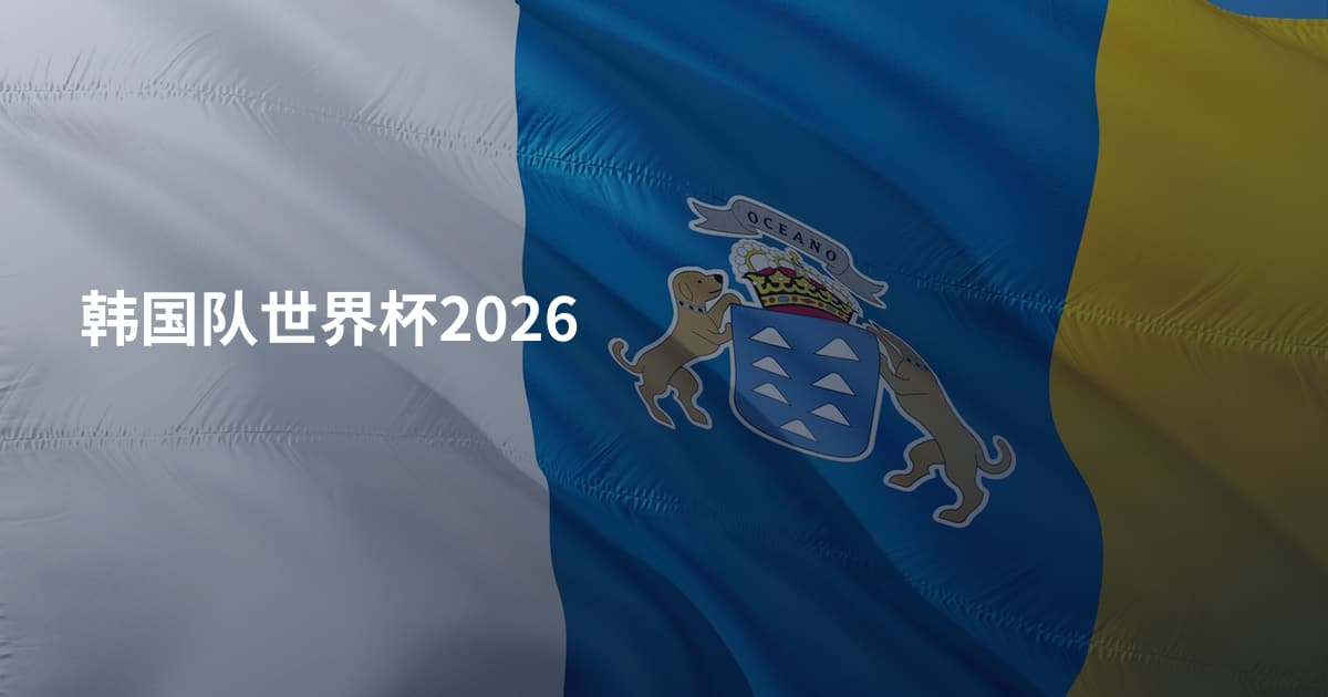 韩国队世界杯2026